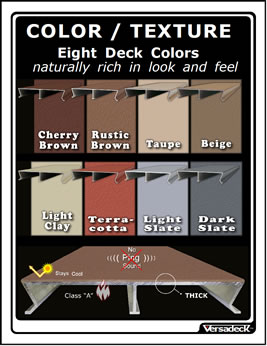 Premium Polyurea Comfort Coating - Versadeck Aluminum Decking